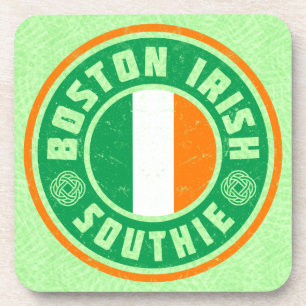 Boston Irish American Southie Untersetzer Set