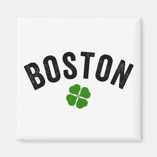 Boston Irish Kleeblatt Magnet