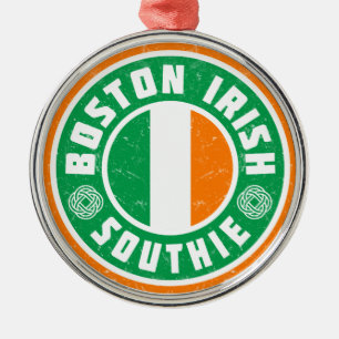 Boston Irish Southie Ornament Aus Metall