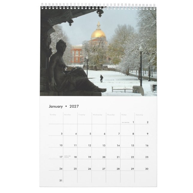 Boston-Kalender - 2012 Kalender (Jan 2027)