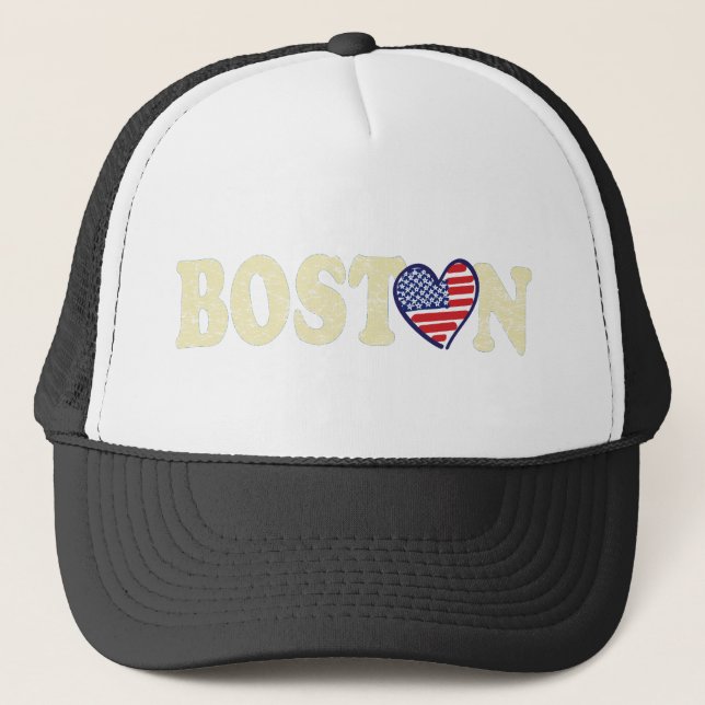 Boston-Liebe Truckerkappe (Vorderseite)