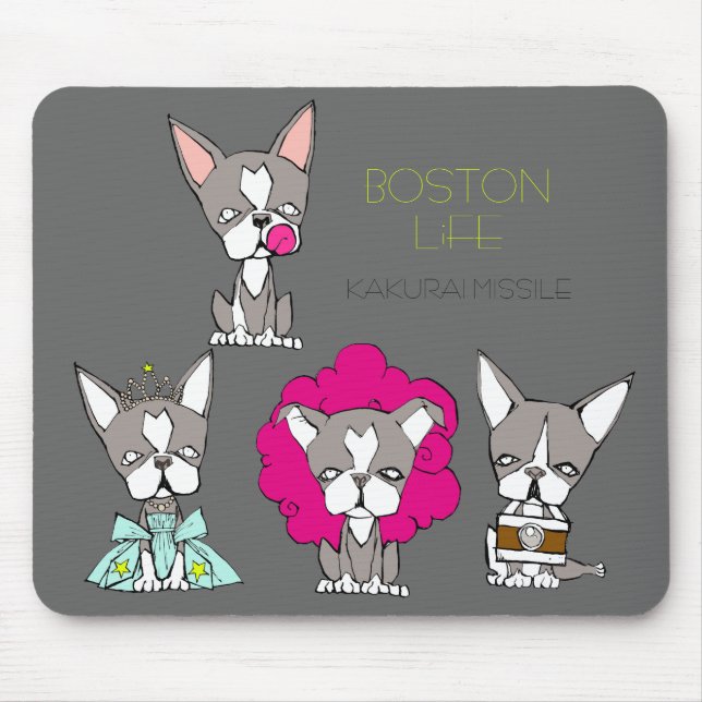 BOSTON LiFE by 加倉井ミサイル Mousepad (Vorne)