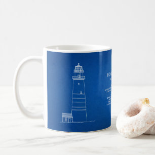 Boston Light Lighthouse - Massachusetts - AD Kaffeetasse
