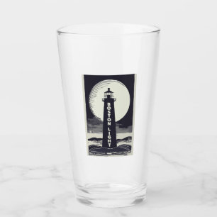 Boston Light Lighthouse Moon Glas