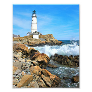 Boston Lighthouse, Massachusetts Fotodruck