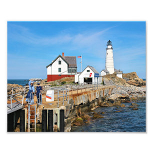 Boston Lighthouse, Massachusetts Fotodruck