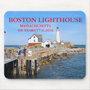 Boston Lighthouse, Massachusetts Mousepad