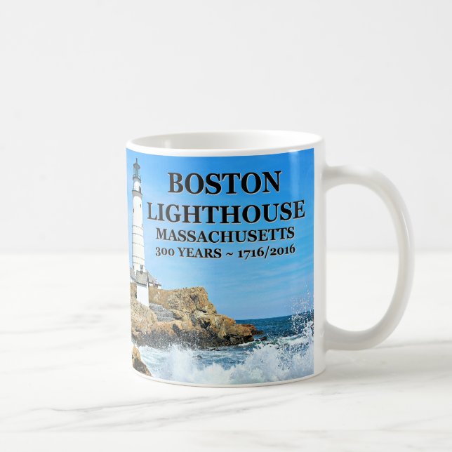 Boston Lighthouse, Massachusetts Tasse (Rechts)