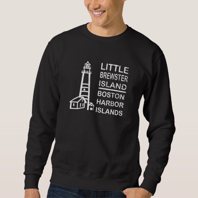 Boston Little Brewster Island Harbor Islands Souve Sweatshirt (Vorderseite)