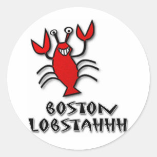 Boston Lobstahhh Runder Aufkleber