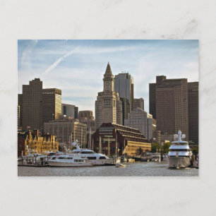 Boston Long Wharf Postcard Postkarte