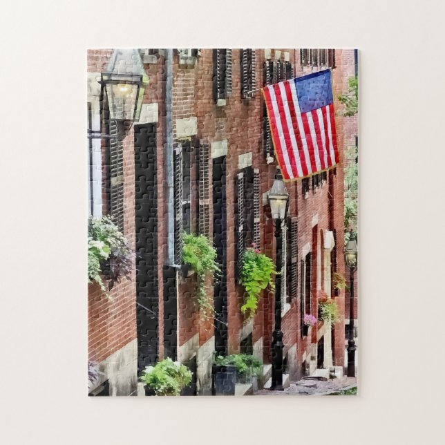 Boston MA - Acorn Street Puzzle (Vertikal)