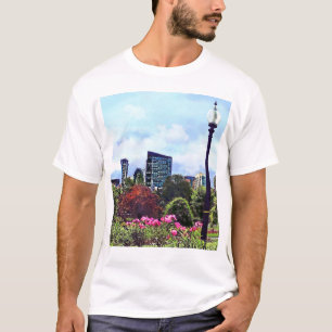 Boston MA - Boston Common und Skyline T-Shirt