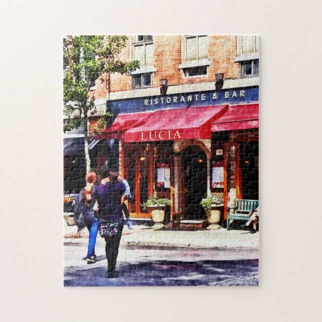 Boston MA - Hannover Street North End Puzzle (Vertikal)