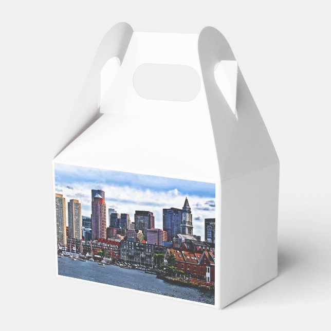 Boston MA - Innerer Hafen Geschenkschachtel (Vorderseite)