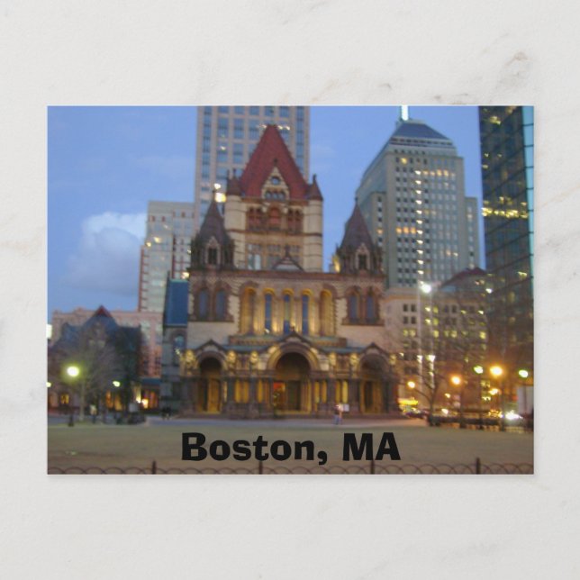Boston, MA Postkarte (Vorderseite)