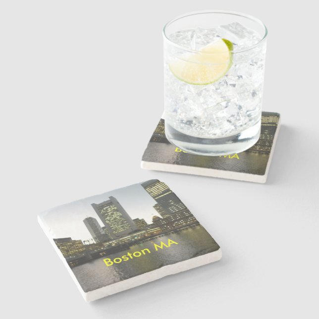 Boston MA Untersetzer (Seitenansicht)