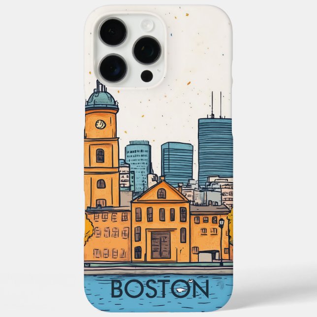 Boston MA USA Travel Case-Mate iPhone Hülle (Rückseite)