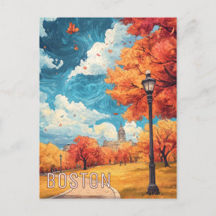 Boston MA USA Travel Postkarte