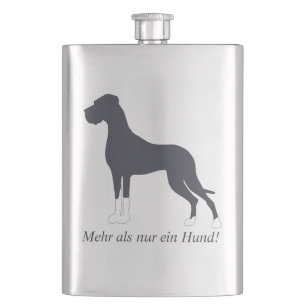 Boston Mantel Deutsche Dogge Flachmann