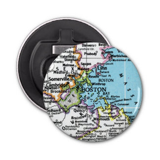 Boston Map Bottle Opener Flaschenöffner