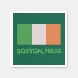 Boston, Mass Irischer Stolz, St. Patrick's Day Serviette