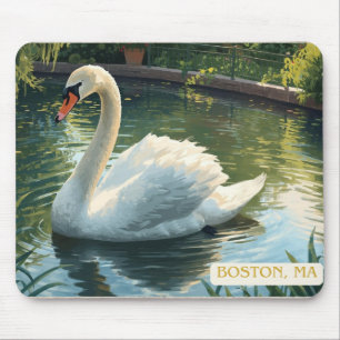 Boston, Mass. Public Garden Schwan-Mauspad Mousepad