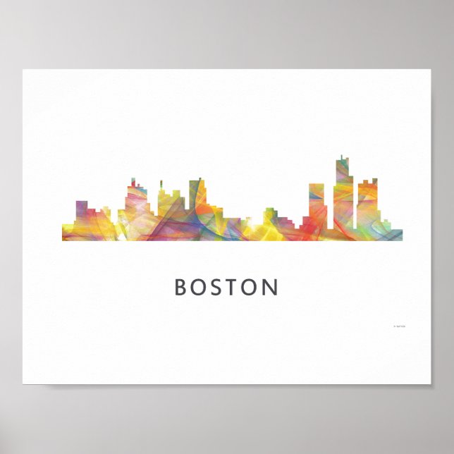 BOSTON MASS. SKYLINE WB1- POSTER (Vorne)