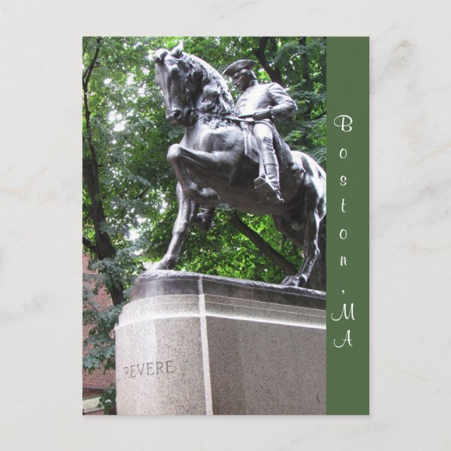 Boston, Massachusetts #1 Postkarte (Vorderseite)