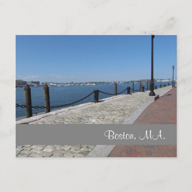 Boston, Massachusetts #2 Postkarte (Vorderseite)