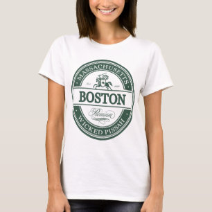 Boston Massachusetts - böses pissah T-Shirt