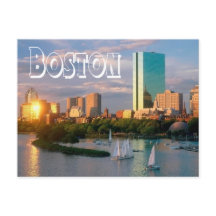 Boston, Massachusetts - Boston Hafen Post Card