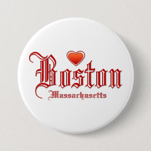 Boston Massachusetts Button