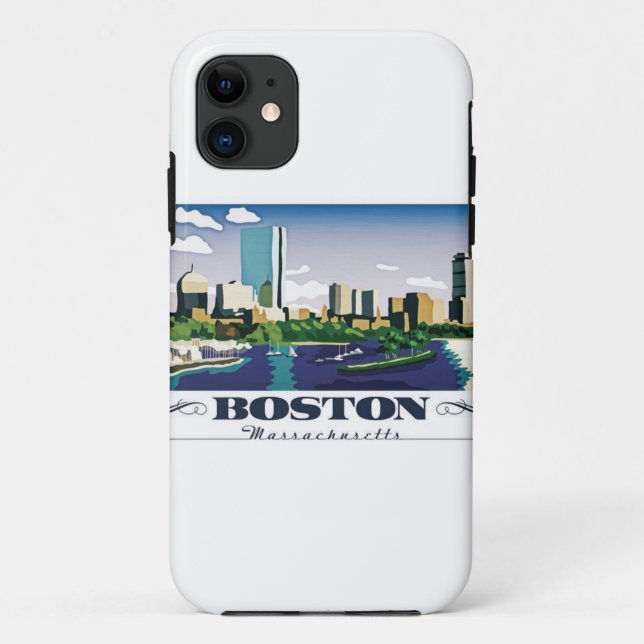 Boston, Massachusetts Case-Mate iPhone Hülle (Rückseite)