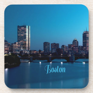 Boston Massachusetts City Skyline Getränkeuntersetzer