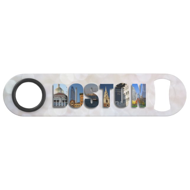 Boston Massachusetts City Travel Fotos Speed Flaschenöffner (Vorderseite (Horizontal))