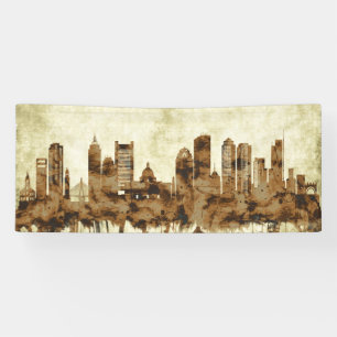 Boston Massachusetts Cityscape Banner