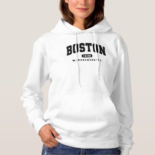 Boston Massachusetts Est 1630 Uni Style Hoodie