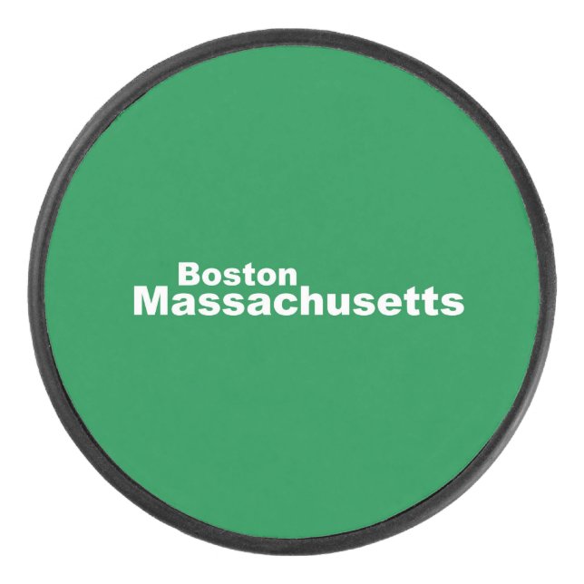 Boston, Massachusetts Hockey Puck (Vorderseite)