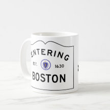 Boston Massachusetts - Kaffee-Tasse -