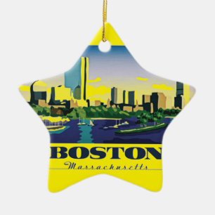 Boston, Massachusetts Keramikornament
