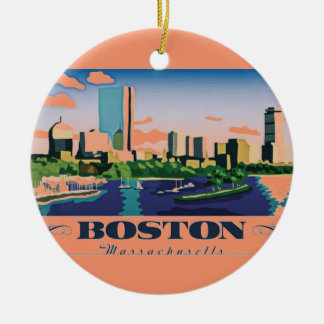 Boston, Massachusetts Keramikornament