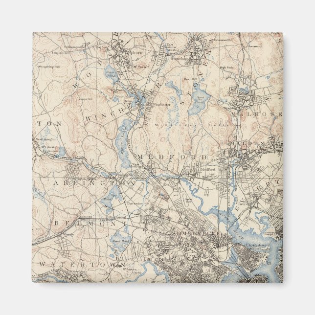 Boston, Massachusetts Magnet (Vorne)