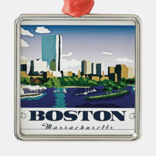 Boston, Massachusetts Ornament Aus Metall
