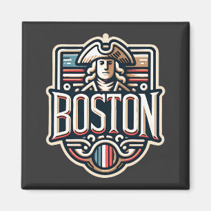 Boston Massachusetts Paul Revere Magnet