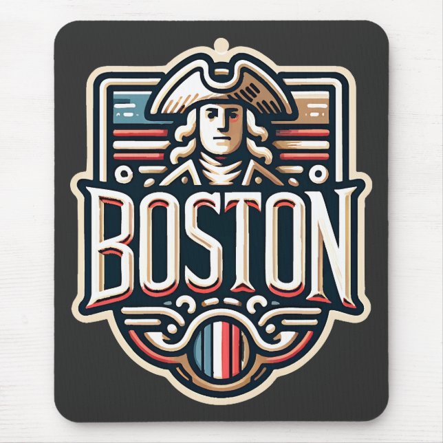 Boston Massachusetts Paul Revere Mousepad (Vorne)