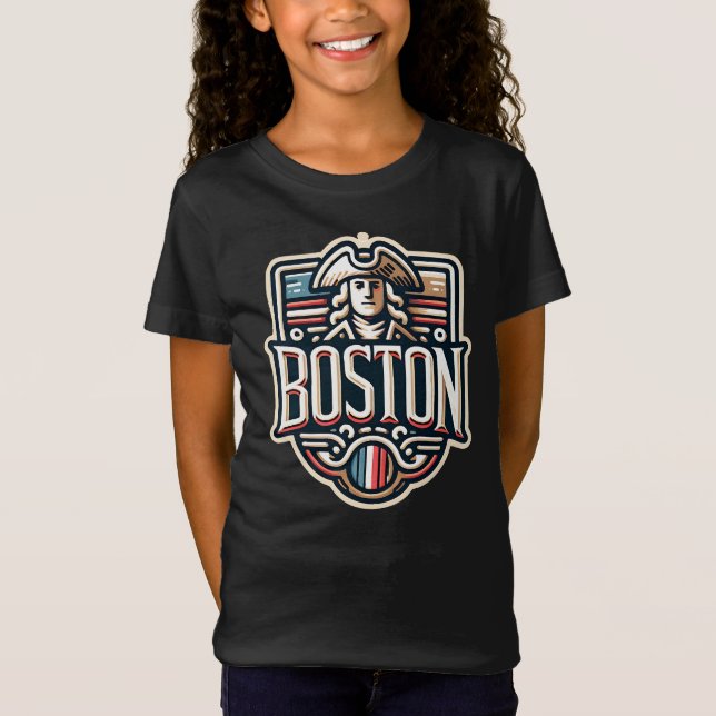 Boston Massachusetts Paul Revere T-Shirt (Vorderseite)