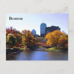 Boston, Massachusetts Postkarte