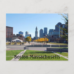 Boston Massachusetts Postkarte