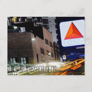 Boston Massachusetts Postkarte